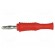 Plug | 4mm banana | 36A | 70VDC | red | non-insulated | 2mΩ | 4AWG÷2AWG image 3