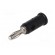 Plug | 4mm banana | 5A | 5kV | black | Max.wire diam: 3mm | 1pcs. image 2