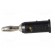 Plug | 4mm banana | 5A | 5kV | black | Max.wire diam: 3mm | 1pcs. image 3