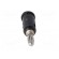 Plug | 4mm banana | 5A | 5kV | black | Max.wire diam: 3mm | 1pcs. фото 9