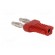 Stackable safety shunt | 4mm banana | 12A | 33VAC | 70VDC | red image 4