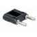 Stackable safety shunt | 4mm banana | 15A | 5kV | black | 40.13mm image 4