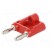 Stackable safety shunt | 15A | 5kV | red | non-insulated | 39.37mm фото 2