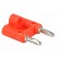 Stackable safety shunt | 4mm banana | banana 4mm plug x2 | 15A | red image 8