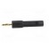 2mm banana | 10A | 30VAC | black | Plating: gold-plated | 45mm image 3