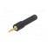 2mm banana | 10A | 30VAC | black | Plating: gold-plated | 45mm image 2