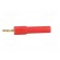 2mm banana | 10A | 30VAC | red | Plating: gold-plated | 45mm | Mat: brass image 3