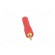 2mm banana | 10A | 30VAC | red | Plating: gold-plated | 45mm | Mat: brass image 9