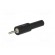 Adapter | 2mm banana | 10A | 33VAC | 70VDC | black фото 2