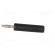 Adapter | 2mm banana | 10A | 60VDC | black | Plating: nickel plated paveikslėlis 3