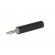 Adapter | 2mm banana | 10A | 60VDC | black | Plating: nickel plated image 2