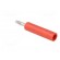 Adapter | 2mm banana | 10A | 70VDC | red | nickel plated | 35.5mm image 4