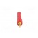 Adapter | 2mm banana | 36A | 60VDC | red | Plating: gold-plated | 44.5mm image 9