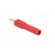 Adapter | 2mm banana | 36A | 60VDC | red | Plating: gold-plated | 44.5mm image 4