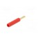 Adapter | 2mm banana | red | gold-plated | 28.5mm | Type: non-insulated фото 6