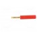 Adapter | 2mm banana | red | gold-plated | 28.5mm | Type: non-insulated фото 3