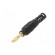 Plug | 2mm banana | 10A | 30VAC | 60VDC | black | Connection: soldering фото 2