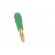 Plug | 2mm banana | 10A | 60V | green | Plating: gold-plated | 0.5mm2 paveikslėlis 9