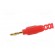 Plug | 2mm banana | 10A | 30VAC | 60VDC | red | Connection: soldering фото 3