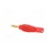 Plug | 2mm banana | 10A | 30VAC | 60VDC | red | Connection: soldering фото 4