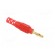 Plug | 2mm banana | 10A | 30VAC | 60VDC | red | Connection: soldering фото 8