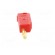 Plug | 2mm banana | 10A | 60V | red | Plating: gold-plated | 0.5mm2 фото 9