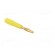 Plug | 2mm banana | 10A | 30VAC | 60VDC | yellow | gold-plated | 0.5mm2 image 8