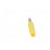 Plug | 2mm banana | 10A | 33VAC | 70VDC | yellow | nickel plated | Ø: 2mm image 5