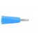 Plug | 2mm banana | 5A | blue | Mounting: on cable фото 7