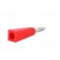 Plug | 2mm banana | 5A | red | Mounting: on cable фото 6