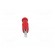 Plug | 2mm banana | 6A | 60VDC | red | Plating: nickel plated | -25÷60°C paveikslėlis 9