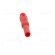 Plug | 2mm banana | red | gold-plated | Insulation: polyamide | Ø: 2.1mm фото 10