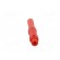 Plug | 2mm banana | red | gold-plated | Insulation: polyamide | Ø: 2.1mm фото 6