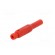 Plug | 2mm banana | red | Max.wire diam: 2.7mm | Overall len: 39.7mm фото 7