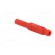 Plug | 2mm banana | red | Max.wire diam: 2.7mm | Overall len: 39.7mm image 5