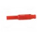 Plug | 2mm banana | red | Max.wire diam: 2.7mm | Overall len: 39.7mm image 4