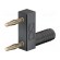 Stackable safety shunt | 10A | black | Plating: gold-plated | 30.4mm фото 7
