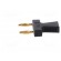 Stackable safety shunt | 10A | black | Plating: gold-plated | 30.4mm фото 4