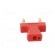 Stackable safety shunt | 10A | red | Plating: gold-plated | 30.4mm фото 6