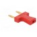 Stackable safety shunt | 2mm banana | 10A | red | gold-plated | 30.4mm image 5