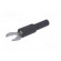Adapter | banana 4mm socket,fork terminal | 60VDC | 36A | black | 1mΩ фото 2
