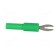 Adapter | banana 4mm socket,fork terminal | 60VDC | 36A | green | 1mΩ paveikslėlis 7