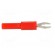 Adapter | banana 4mm socket,fork terminal | 60VDC | 36A | red | 1mΩ paveikslėlis 7