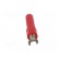 Adapter | banana 4mm socket,fork terminal | 60VDC | 36A | red | 43mm paveikslėlis 9