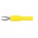 Adapter | banana 4mm socket,fork terminal | 60VDC | 36A | yellow фото 3