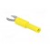 Adapter | banana 4mm socket,fork terminal | 60VDC | 36A | yellow фото 4