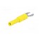 Adapter | banana 4mm socket,fork terminal | 60VDC | 36A | yellow фото 6