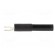 Plug | fork terminals | 60VDC | 36A | black | 4.5mm | Contacts: brass image 3