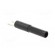 Plug | fork terminals | 60VDC | 36A | black | 4.5mm | Contacts: brass image 4