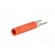 Plug | fork terminals | 1kVDC | 20A | red | 37mm | Plating: nickel plated image 6